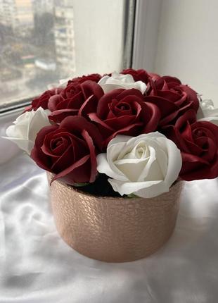 Букет троянд з мила3 фото