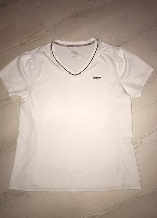 Спортивная футболка женская фитнес активный спорт reebok l-xl (46-48)1 фото