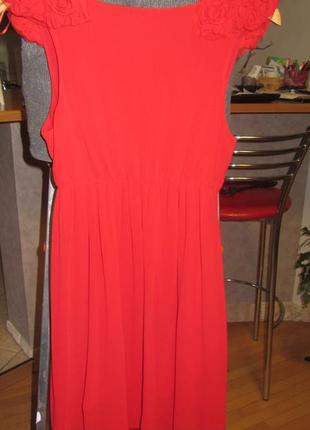 Платье kira plastinina красное5 фото