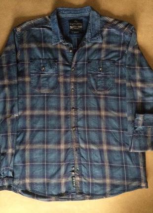 Чоловіча джинсова сорочка італійського бренду класу люкс