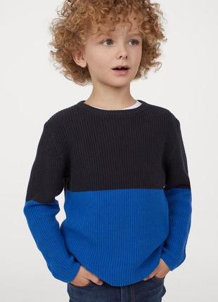 Стильный вязанный джемпер h&m 3