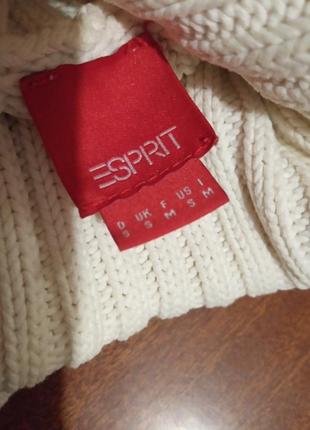 Білий хб джемпер esprit р. s9 фото