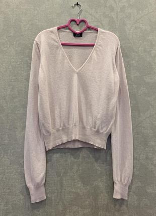 Кашемировый свитер пуловер magasin. размер m-l. 100% кашемир.