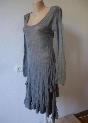 Платье туника ассиметричный низ lauren vidal 100% шерсть меринос6 фото