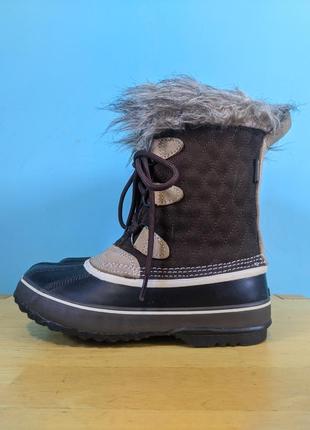 Черевики чоботи шкіряні зимові гумові непромокальні nevica, waterproof