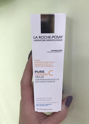 La roche-posay pure vitamin c eyes крем-филлер для заполнения морщин.