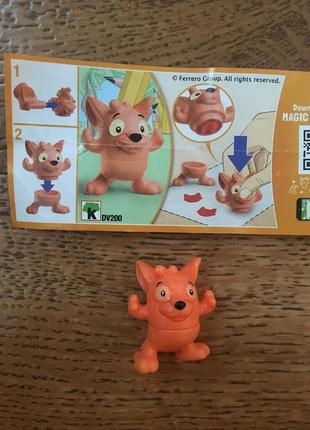 Хороша ігрова фігурка kinder лисеня друк