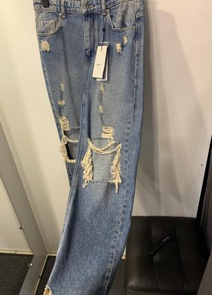 Жіночі сині рвані джинси "only", розмір 285 фото