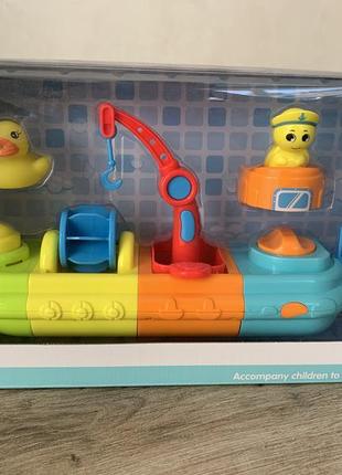 Іграшка для ванної кораблик-конструктор