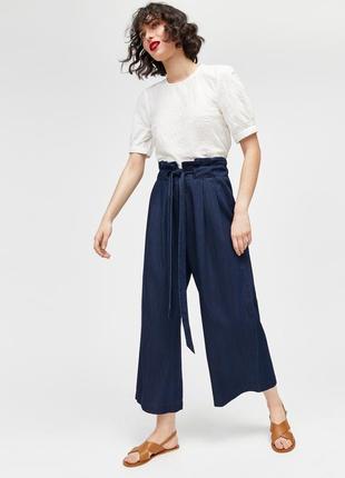 Джинсовые брюки кюлоты warehouse