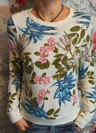 Світшот h&m, квітковий принт 4