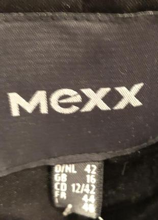 Пальто "mexx" короткое двубортное полушерстяное в клетку (нидерланды).9 фото