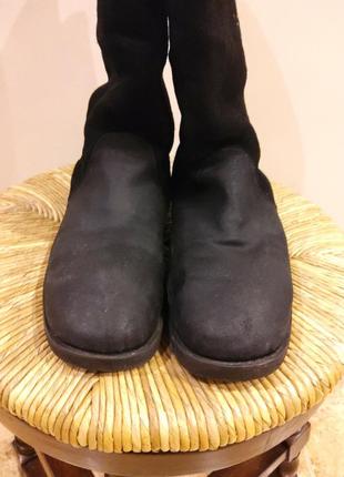 Черные замшевые ugg сапоги на овчине juicy couture раз,40 26.5 см)8 фото