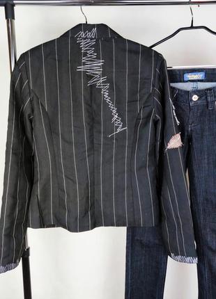 Красивый легкий пиджак жакет блейзер vero moda вышивка этикетка2 фото