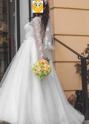 Свадебное платье "полина"6 фото