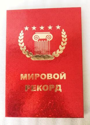 Диплом - мировой рекорд идеальная мама