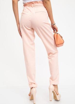 Модные брюки персикового цвета2 фото