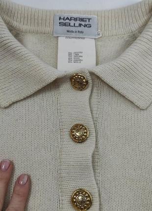 Итальянский винтажный свитер шерсть ангора3 фото