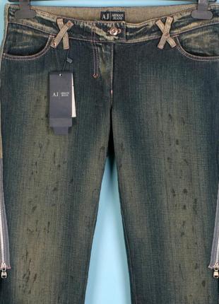 Armаnі jеаns италия оригинал укороченные джинсы р.29 м/46-48 джинсовые капри бриджи3 фото