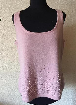 Кашемировый набор с двух единиц -майки и кофты (98-375) 3