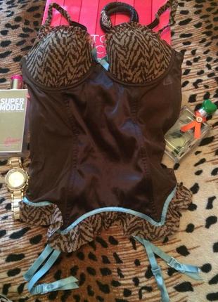 Корсет с подтяжками для чулков,эротическое белье,грация