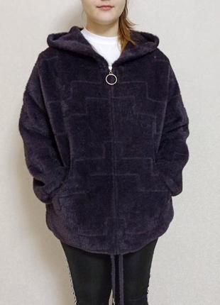 Бомбова альпака автоледі шубка курточка відмінна якість туреччина батал