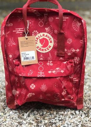 Рюкзак fjallraven kanken 16 л l red купить фьялравен канкен класик красный