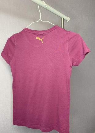 Спортивная розовая футболка puma6 фото