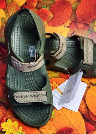 🐊swiftwater river sandals man,мужские босоножки крокс 🐊3 фото