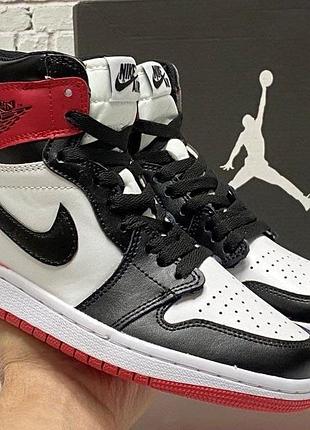 Мужские кожаные красные с черным демисезонные кроссовки nike fall air jordan🆕найк аир джордан🆕