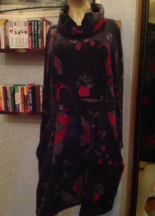 Симпатичное теплое платье бренда lily and me, р. 50-525 фото