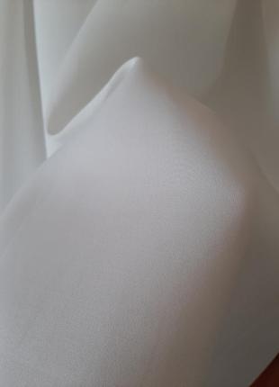 Белое айвори платье  миди праздничное свадебное boohoo ivory7 фото