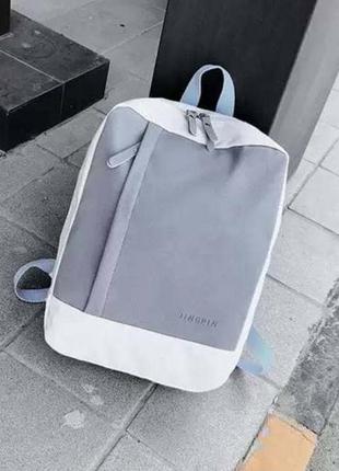 Жіночий рюкзак сірого кольору / женский рюкзак1 фото