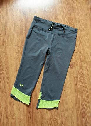 Under armour women’s ua fly-by compression capri тренировочные бриджи тайтсы фитнес