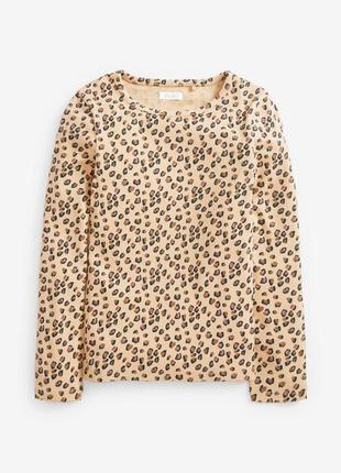 Топ в рубчик с длинным рукавом (3-16 лет)