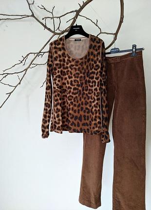 Лонгслив 🐯 леопардовий гольф кофта сітка