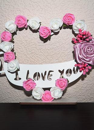 Статуэтка- сердце ′i love you′