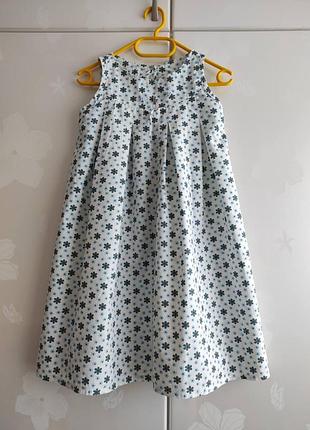 Бавовняне плаття на дівчинку 5-6 років