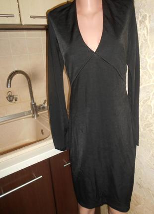 #h&m#красиве трикотажне плаття міді з віскози по фігурі #