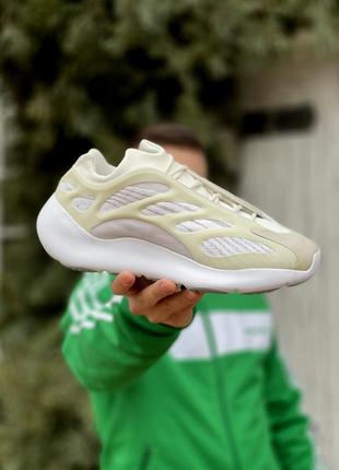 Кроссовки женские, мужские adidas yeezy boost 700 v3 белые (адидас изи буст, кросівки)1 фото