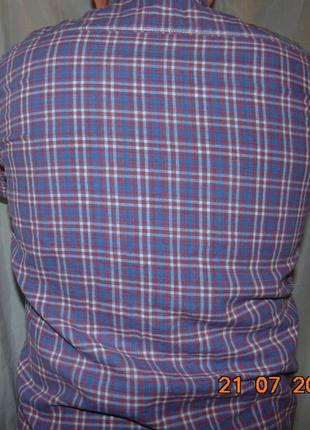 Стильная брендовая двустороння рубашка h&m.м-л .2 фото