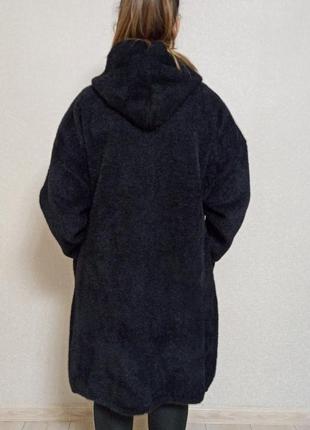Крутое теплое пальто альпака турция люкс качество супер батал ог до 135см2 фото