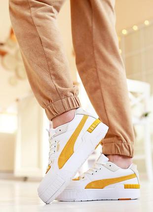 🌼💛puma cali sport heritage white teal💛🌼жіночі демісезонні кросівки