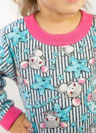 Пижама детская пижамка теплая с начесом хлопок3 фото