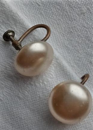 Винтажные клипсы на винтах