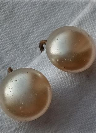 Винтажные клипсы на винтах