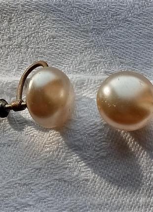 Винтажные клипсы на винтах