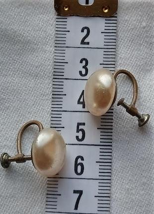 Винтажные клипсы на винтах