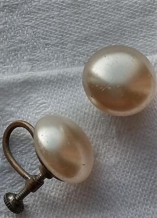 Винтажные клипсы на винтах