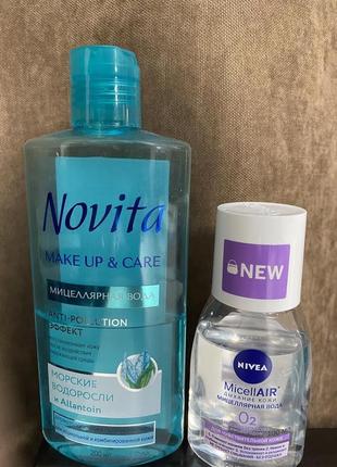 Мицеллярная вода nivea, novita1 фото